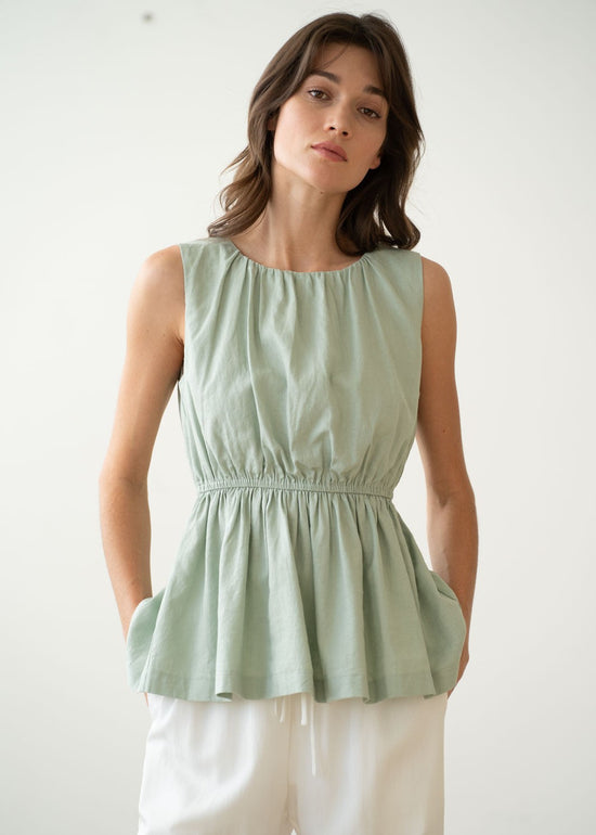 トップス SATIN COMBINATION PEPLUM TANK TOP JWZUY Women's Leopard Print Round Neck Satin Tank Top Jacquaed