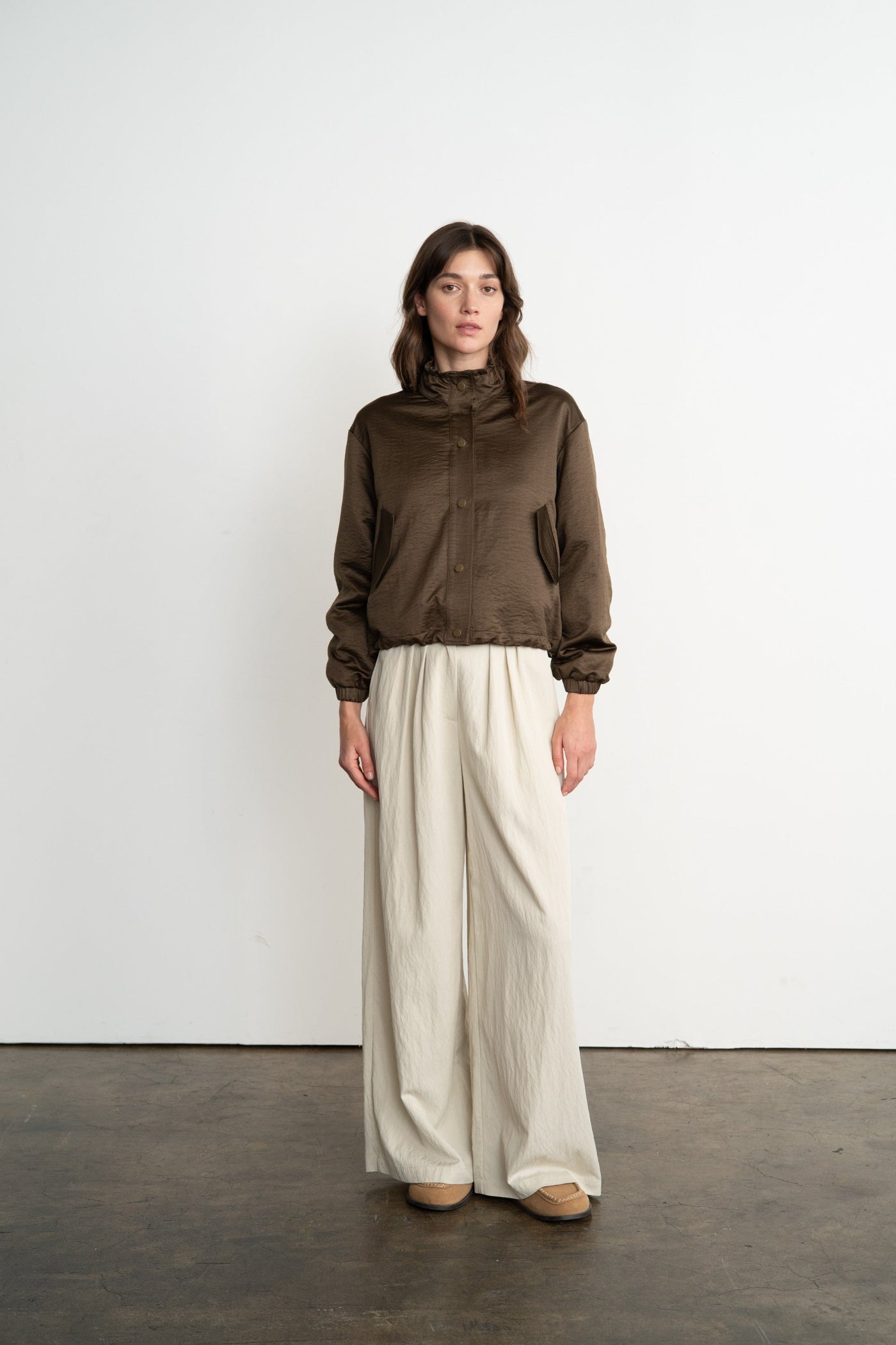 【PORTERNA】Tail Snap Long Jacket CHARLI SNAP-FRONT JACKET – K|LA Boutique