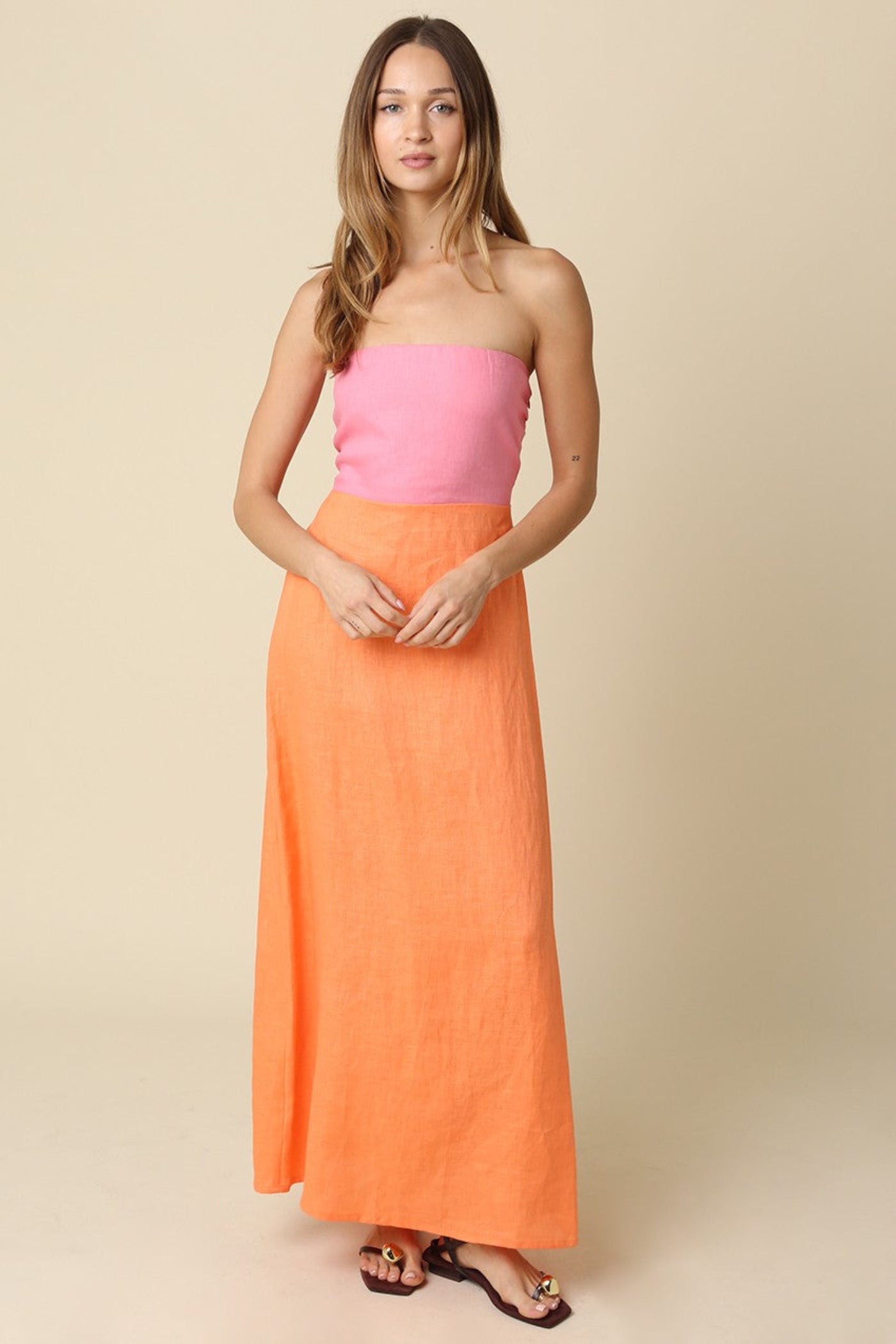 ANASTASIA STRAPLESS MAXI DRESS