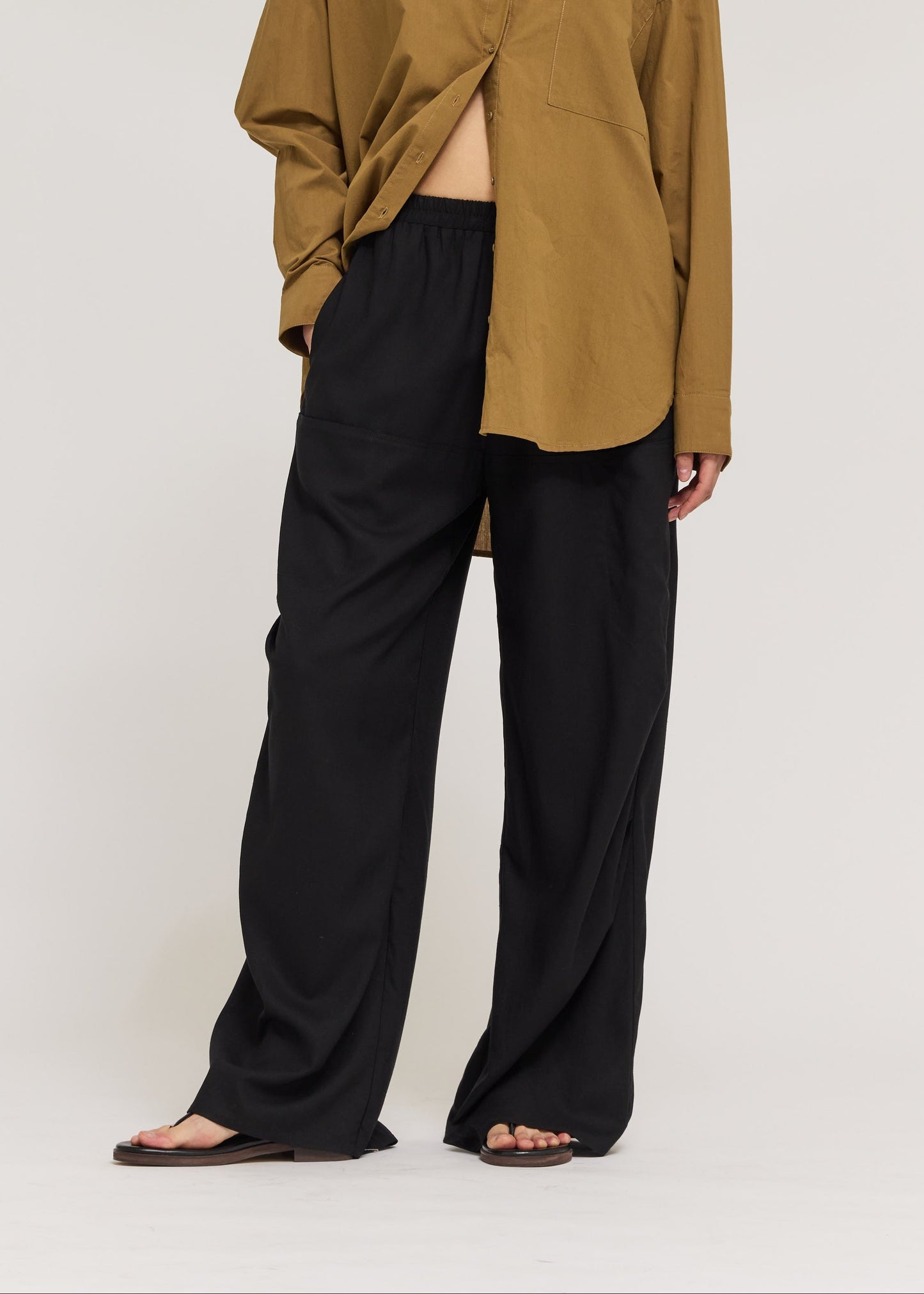 ALYSSA WIDE-LEG LINEN PANTS