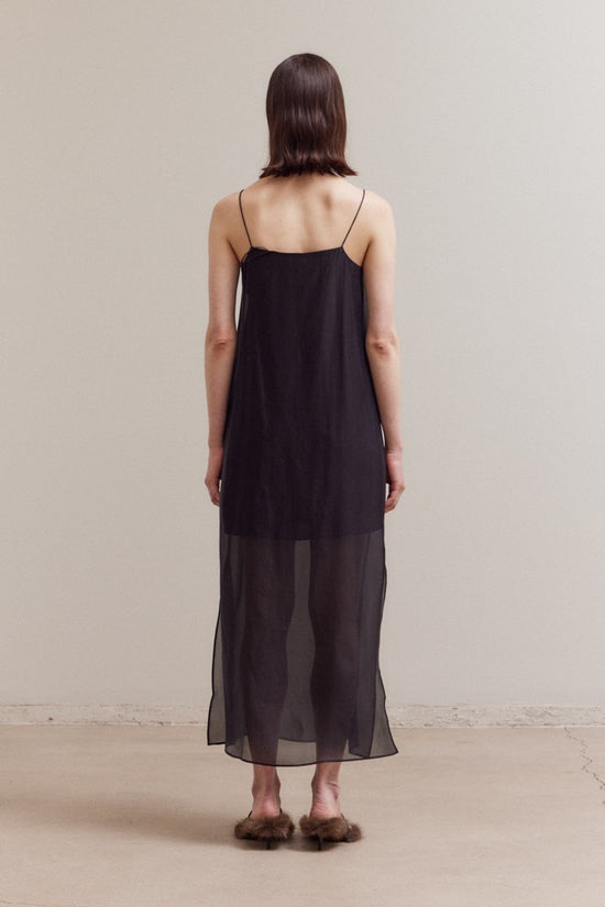 GRADE & GATHER SPAGHETTI STRAP MAXI DRESS