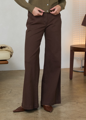 LUCY BROWN BOOT-CUT PANTS