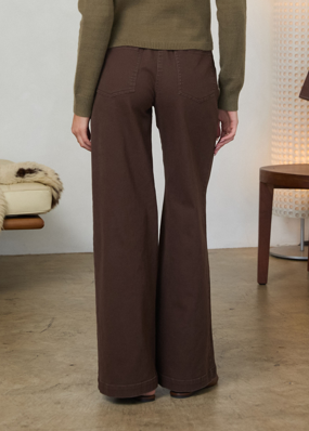 LUCY BROWN BOOT-CUT PANTS