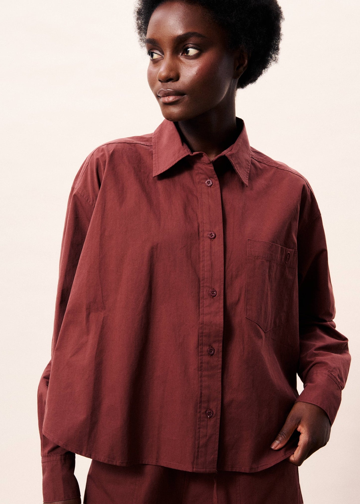 lilo dress shirt LILO BUTTON DOWN SHIRT K|LA Boutique
