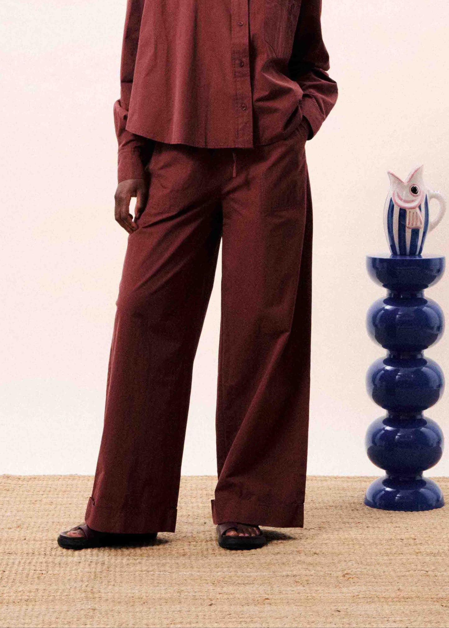 ULUNA WIDE-LEG TROUSERS