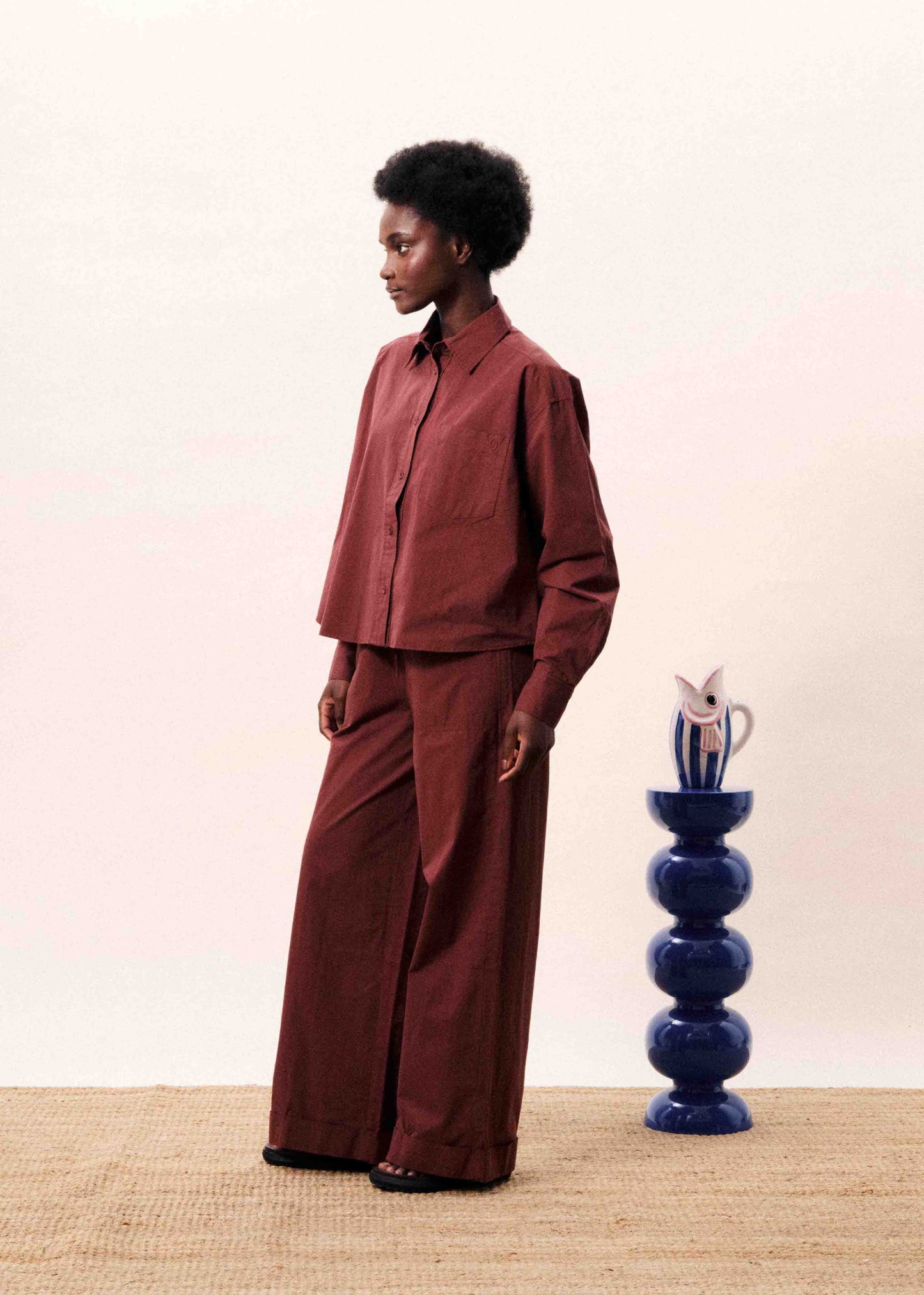 ULUNA WIDE-LEG TROUSERS