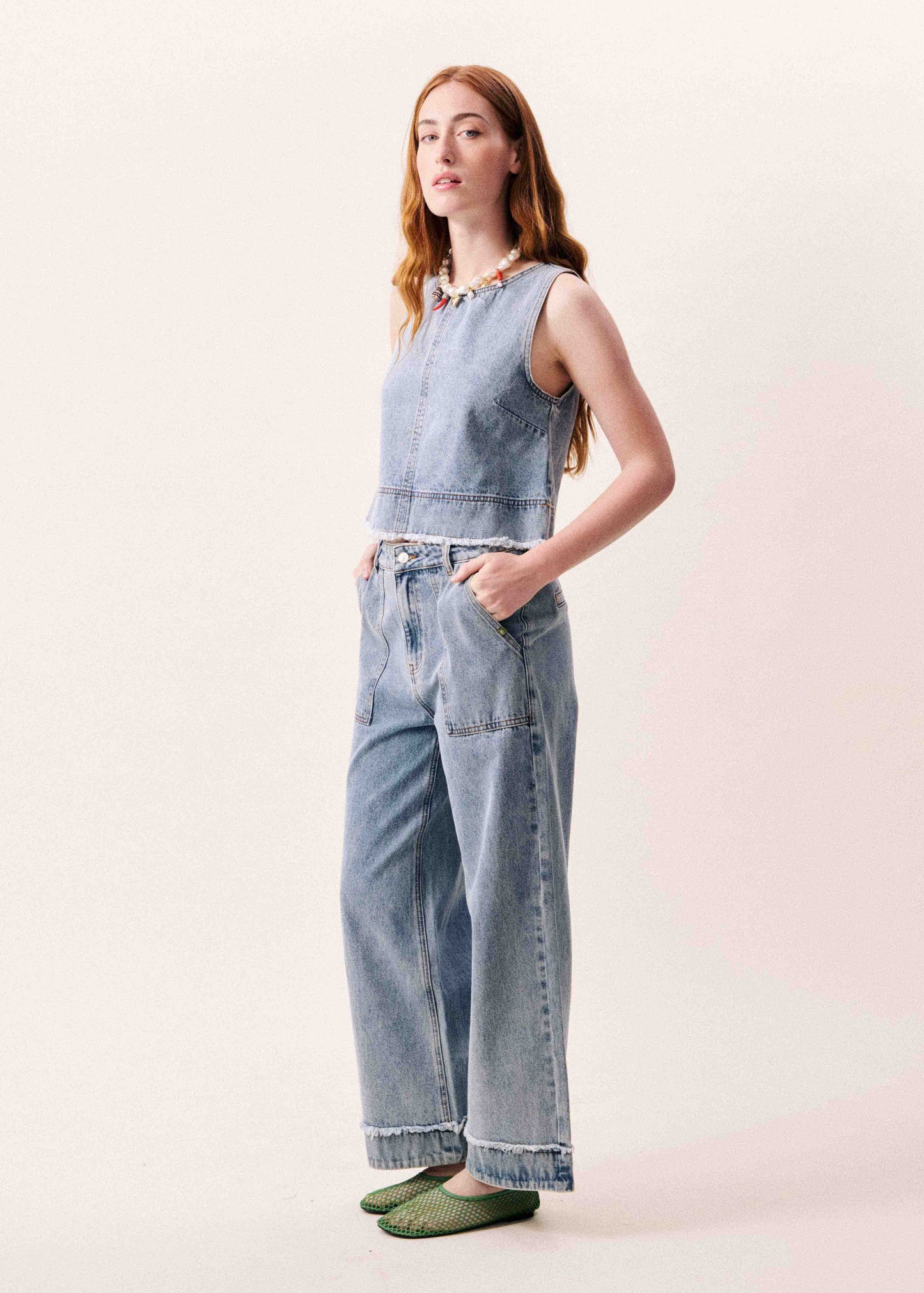 SAPHIRA WIDE-LEG JEANS