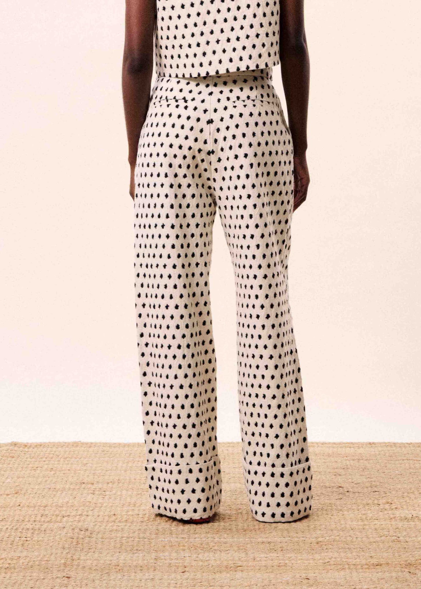 ISOLDE CREAM TROUSERS