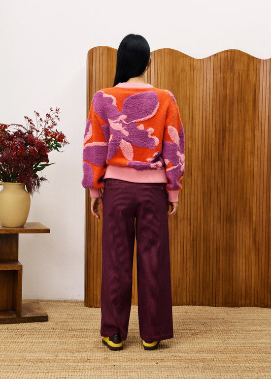 AYME ORANGE KNIT SWEATER