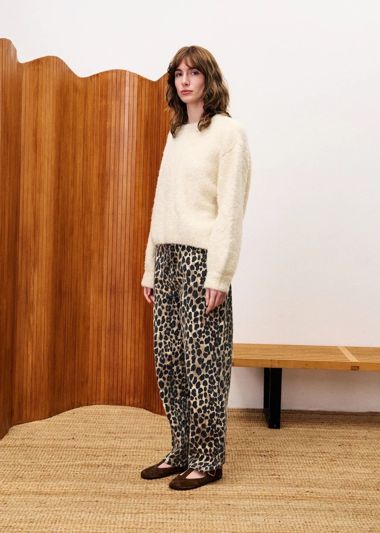 FRNCH LONGSLEEVE CAMELIA SWEATER – CREAM