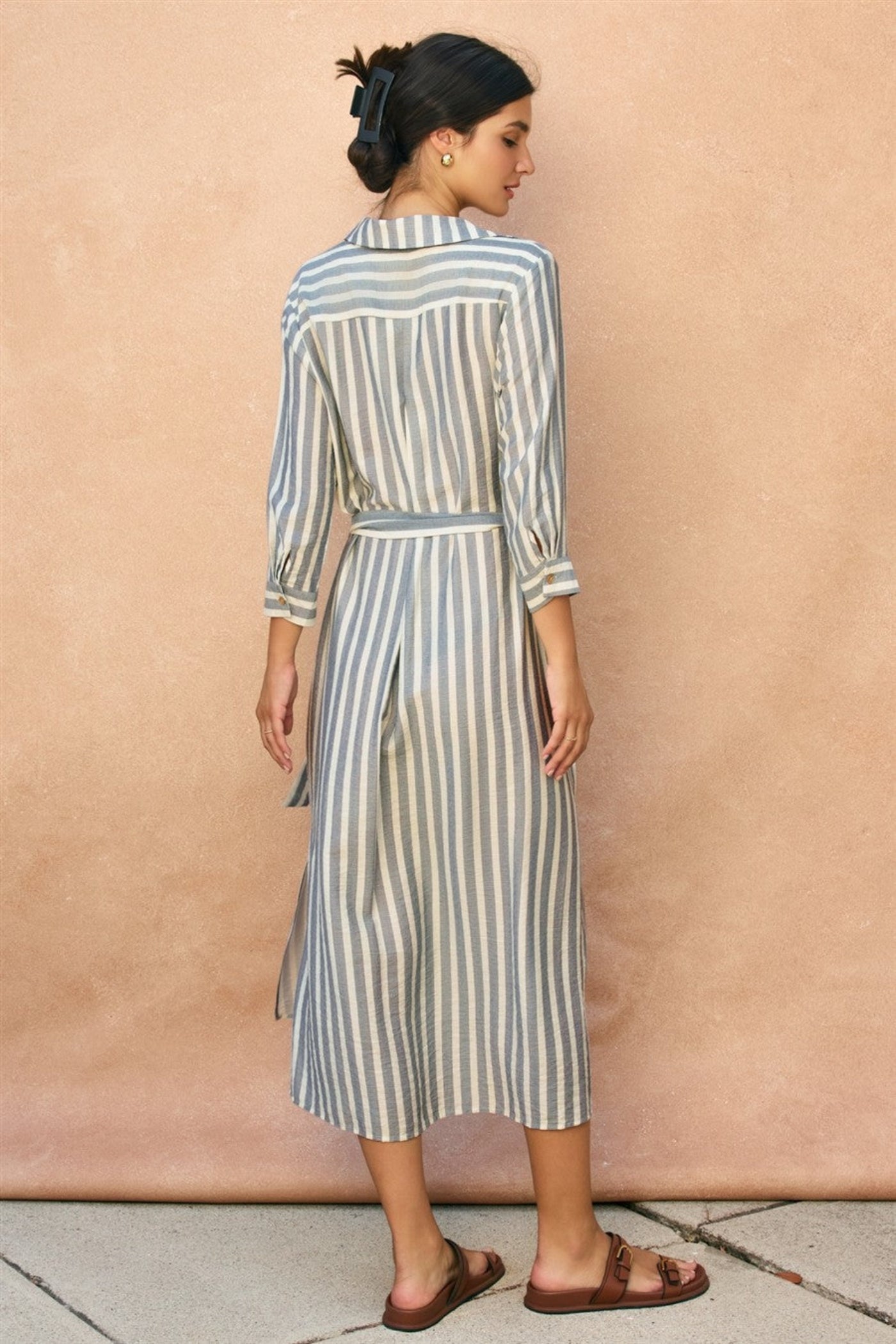 LOREN MAXI SHIRT DRESS