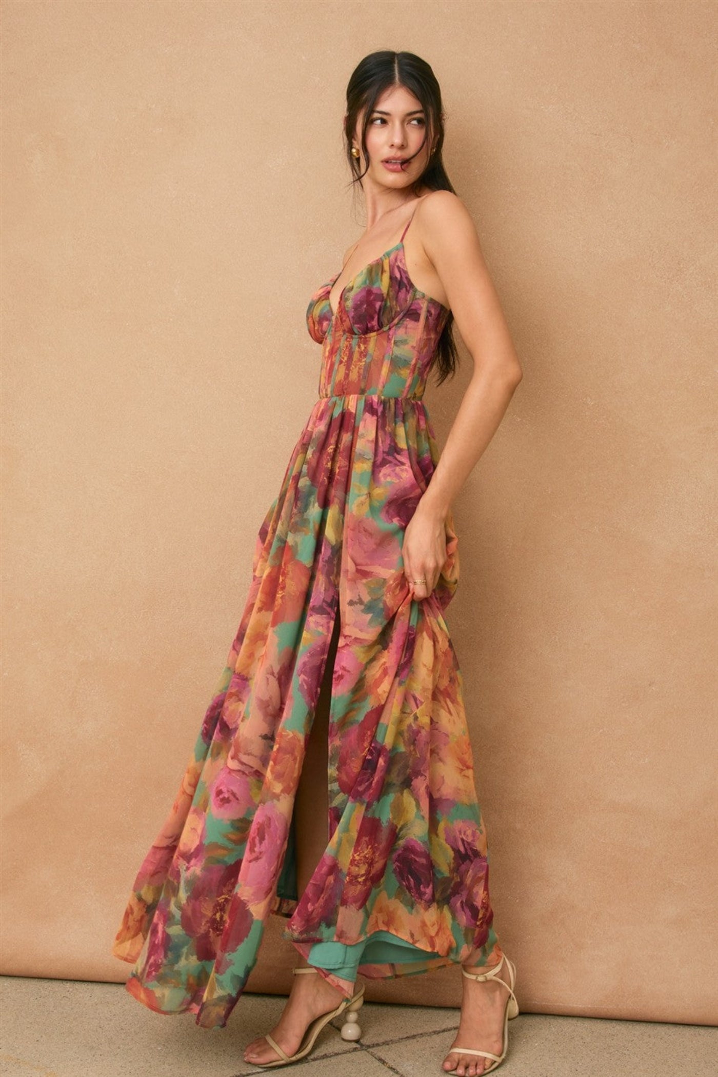 EMILY FLORAL MAXI DRESS