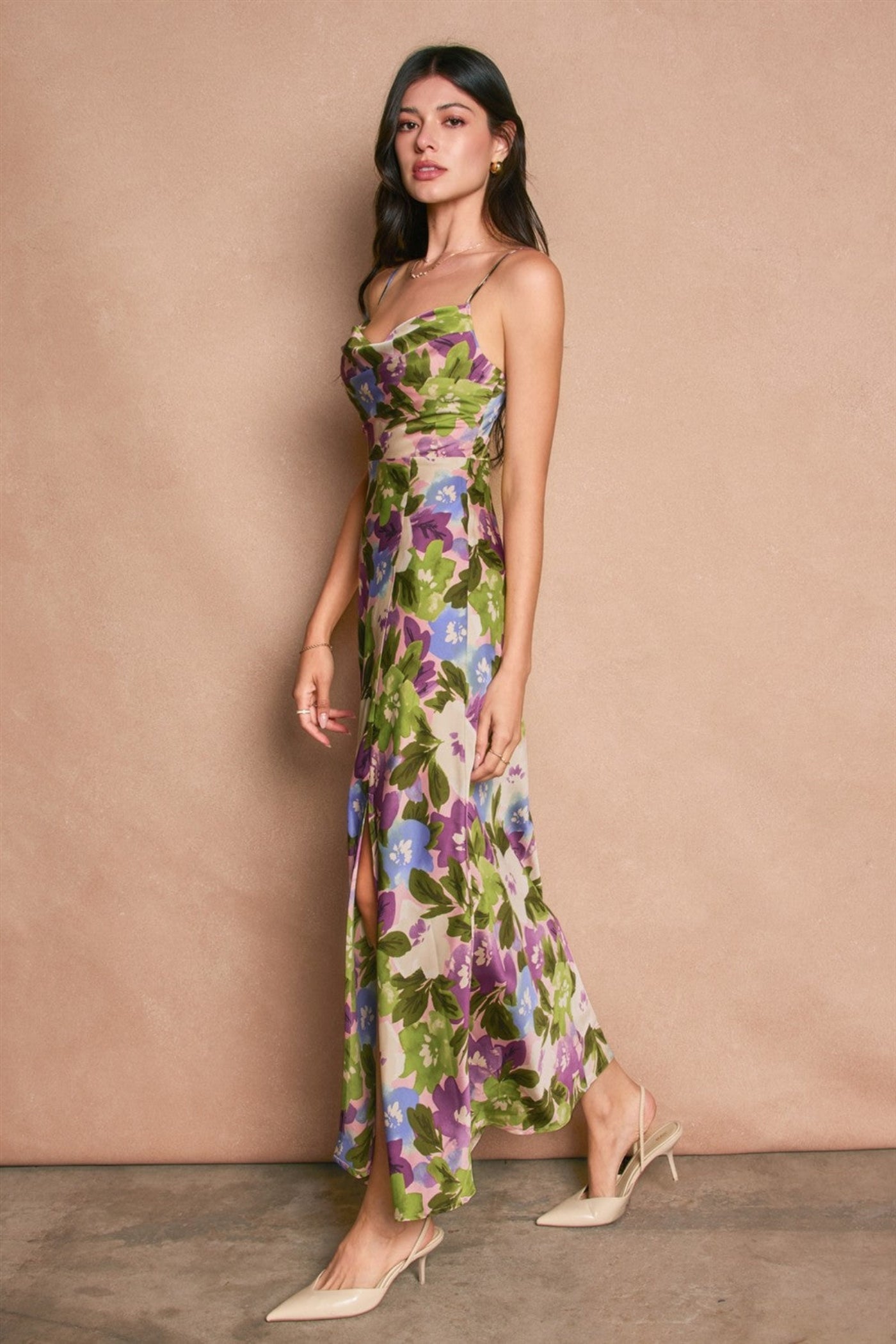 FLORAL MAXI DRESS