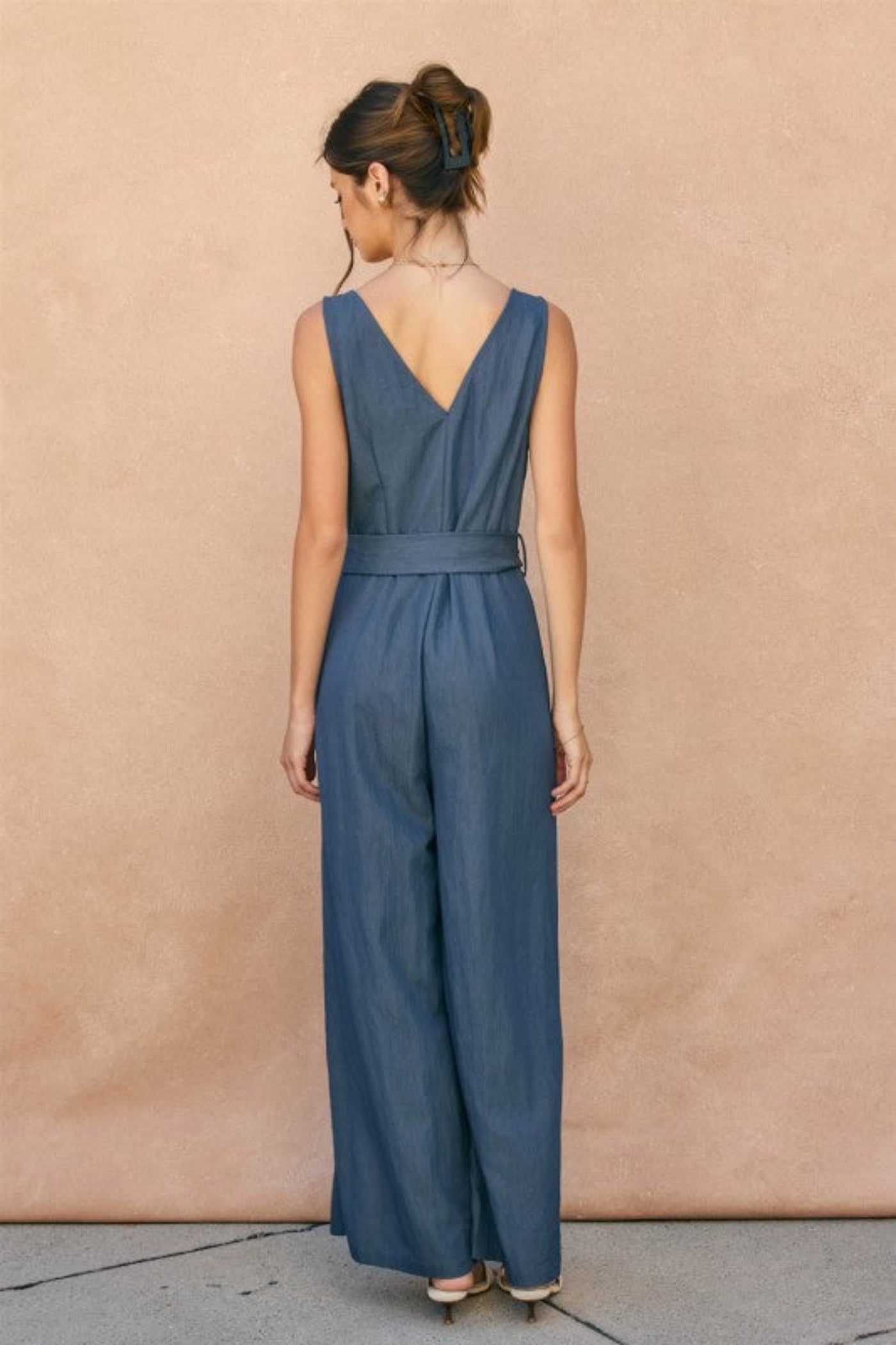 LIZZIE BUTTON DOWN JUMPSUIT