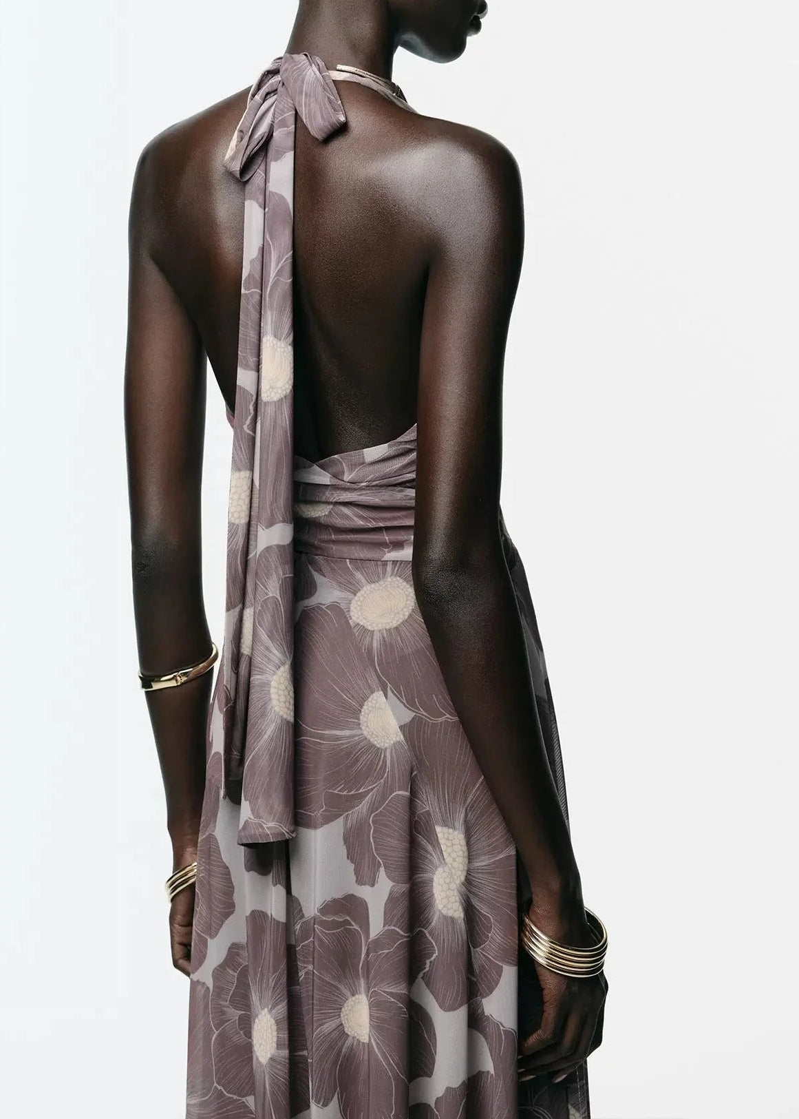 LINA HALTER MAXI DRESS