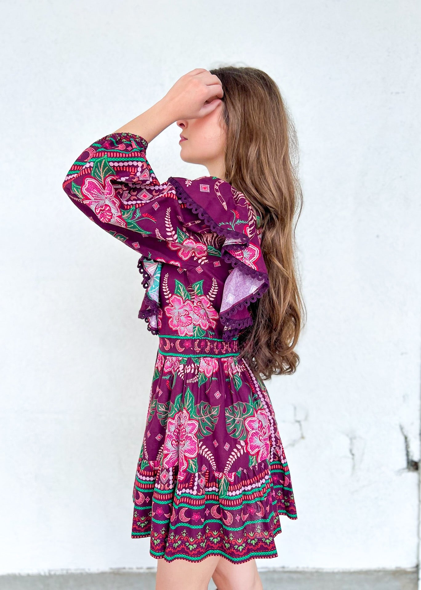 TERRI FLORAL MINI DRESS