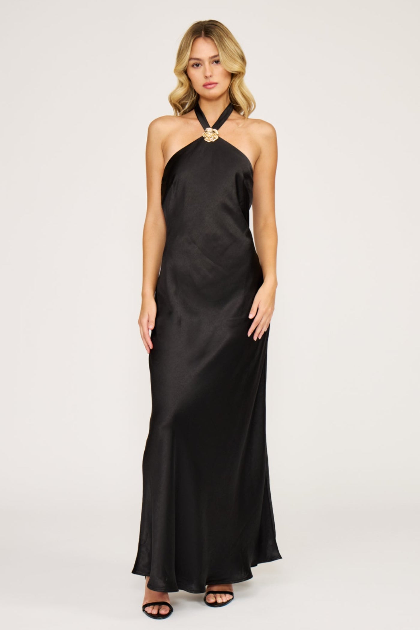 BONNIE HALTER MAXI DRESS