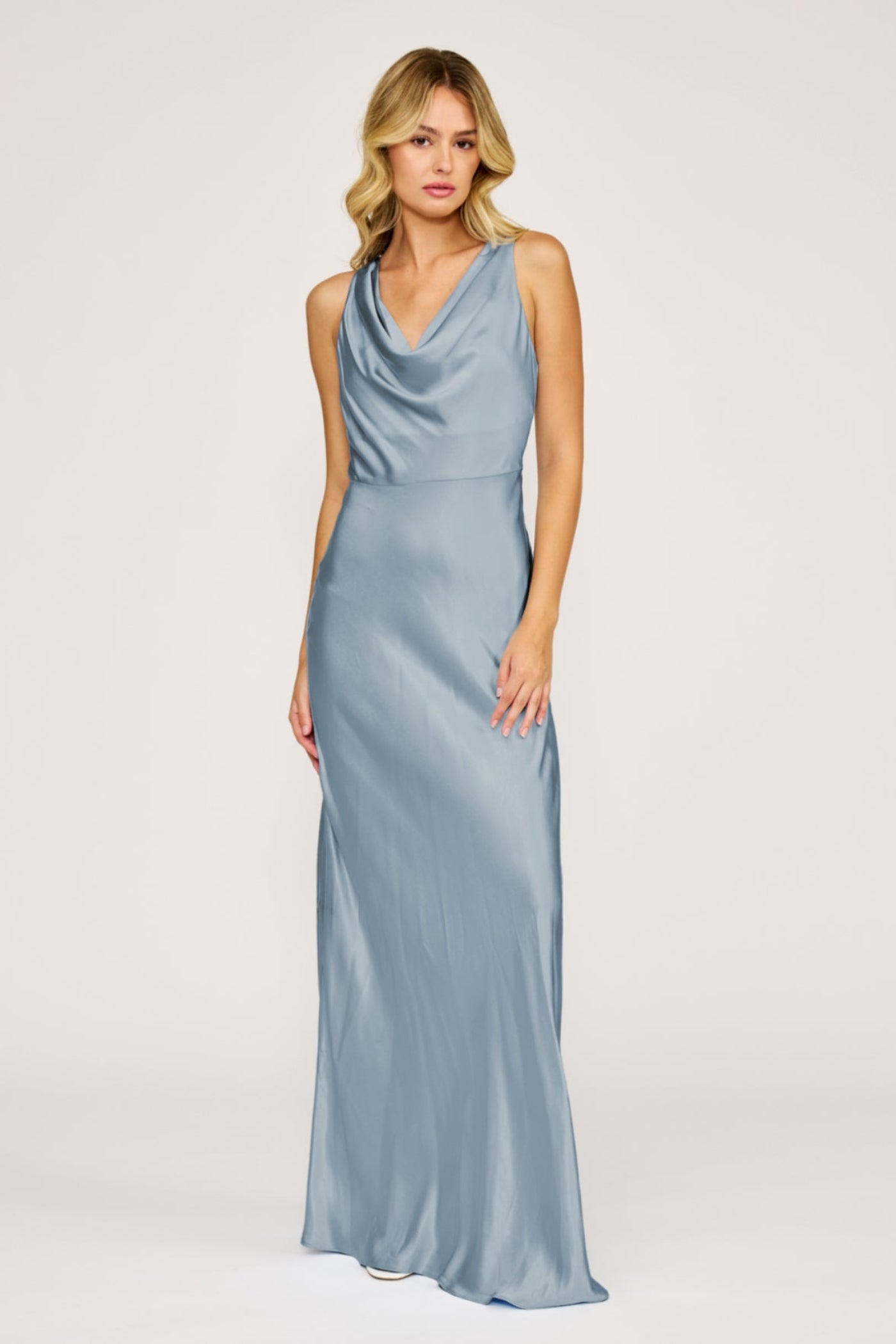 CHANDLER COWL NECK DRESS