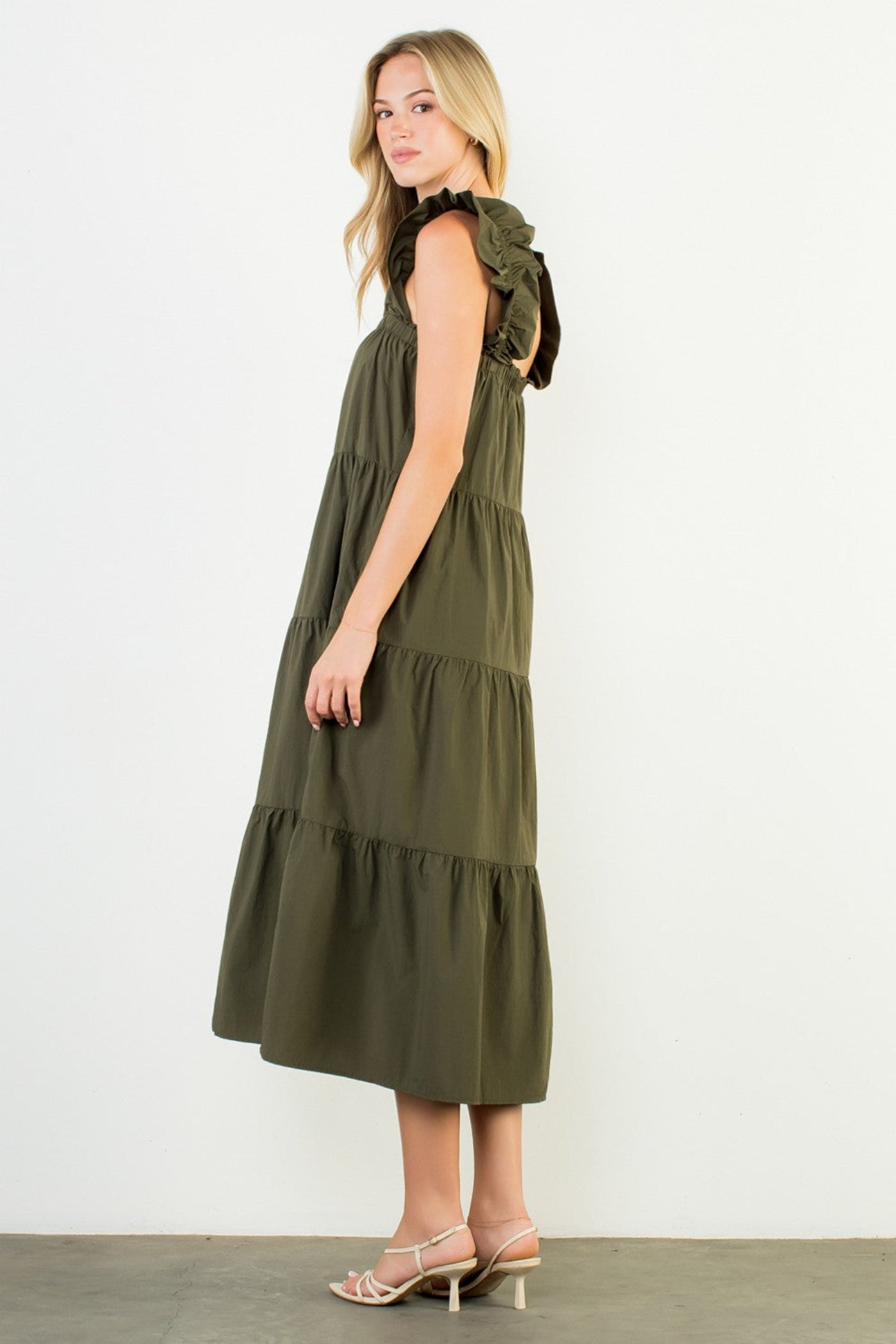 FALL TIERED DRESS
