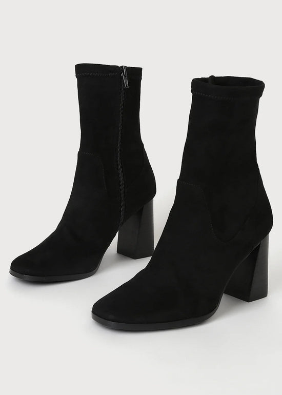 KYRIE BLACK MID-CALF BOOTS