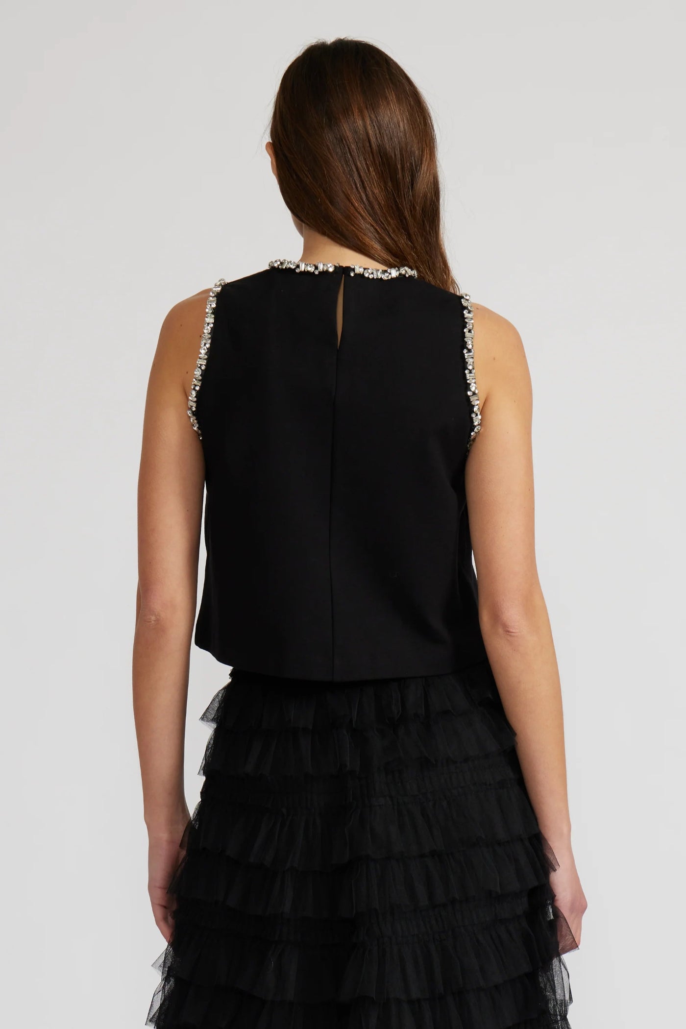 BLACK HOLIDAY CROPPED TOP