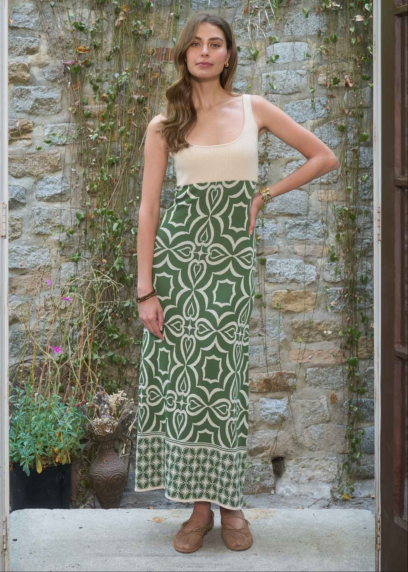 NATALIA SLEEVELESS MAXI DRESS