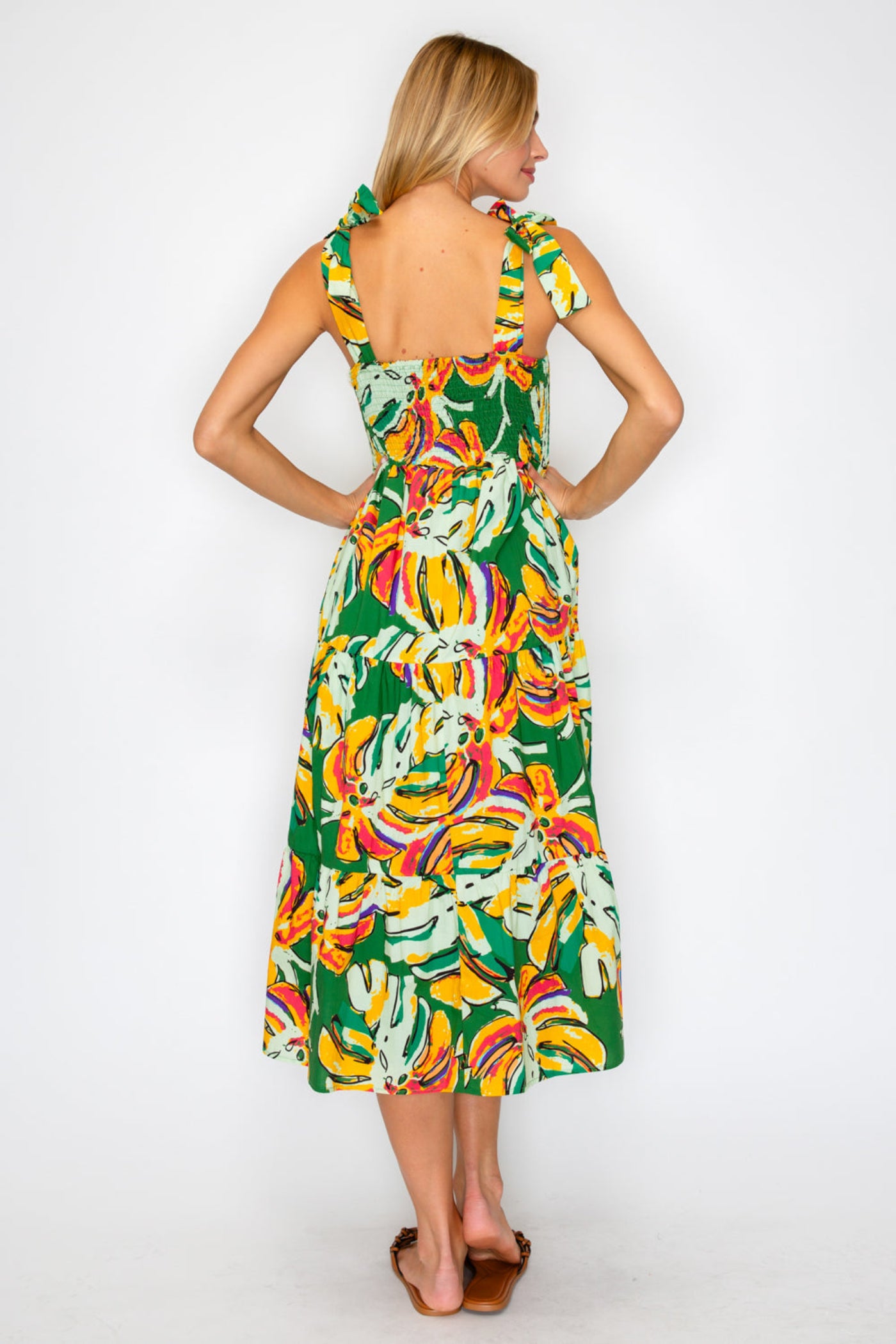 MELANIE SLEEVELESS MIDI DRESS