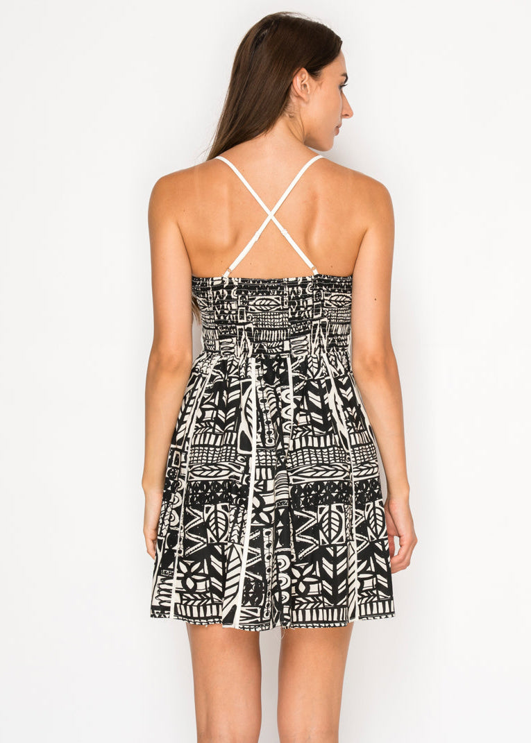 ALICIA PRINT MINI DRESS