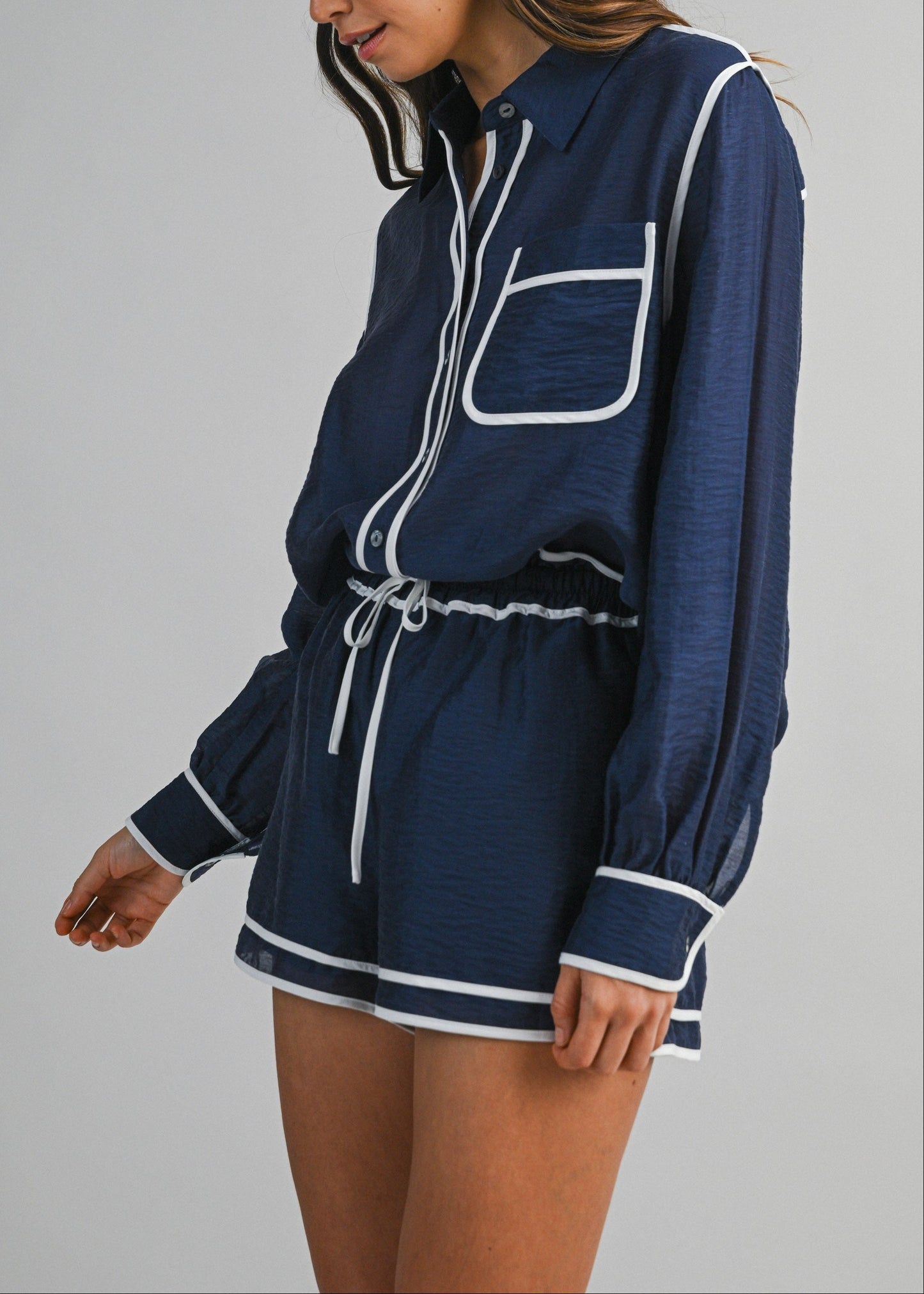 MARIA BUTTON DOWN TOP