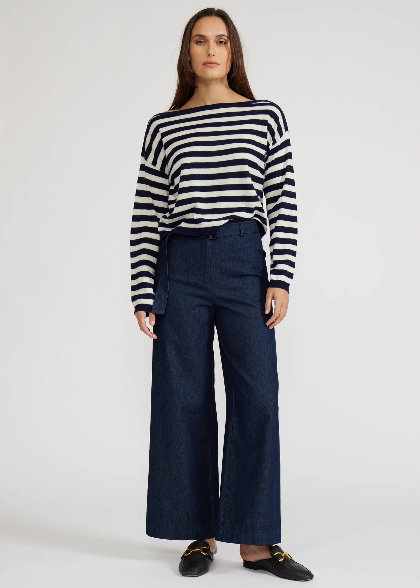 WIDE-LEG DENIM PANT