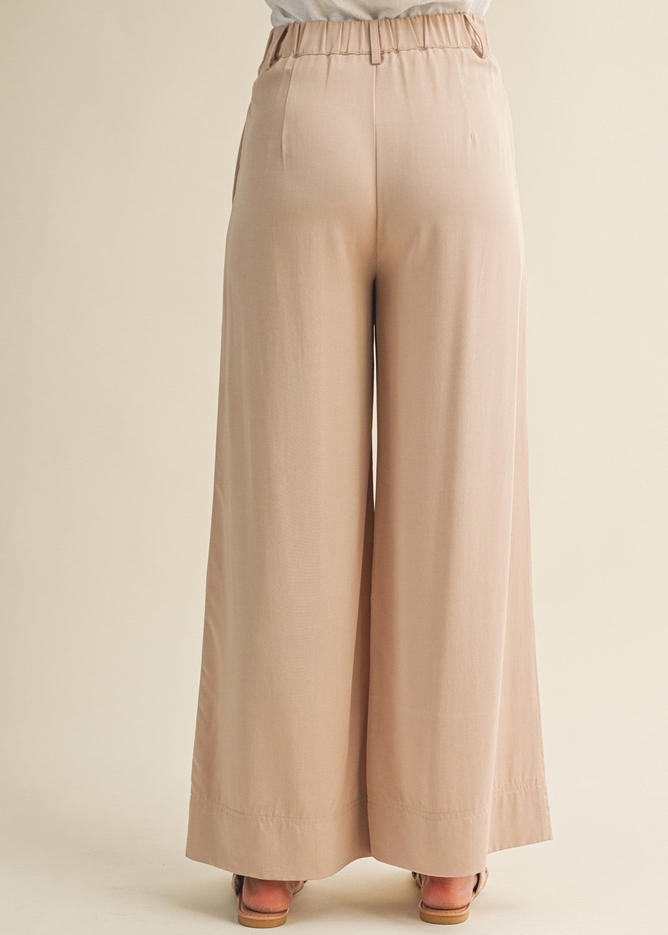 EVELYN WIDE-LEG PANTS