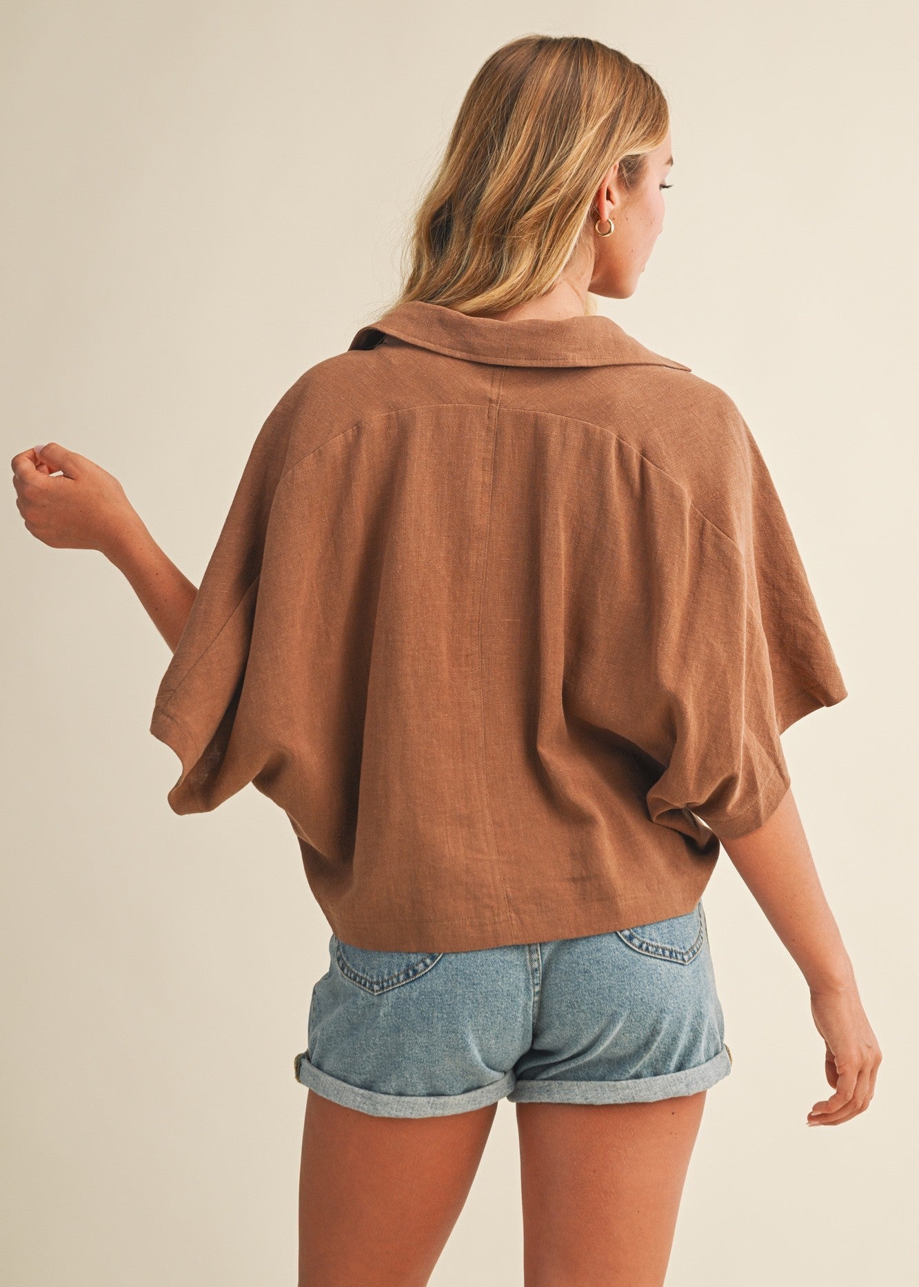 LYRA POPOVER COLLAR TOP