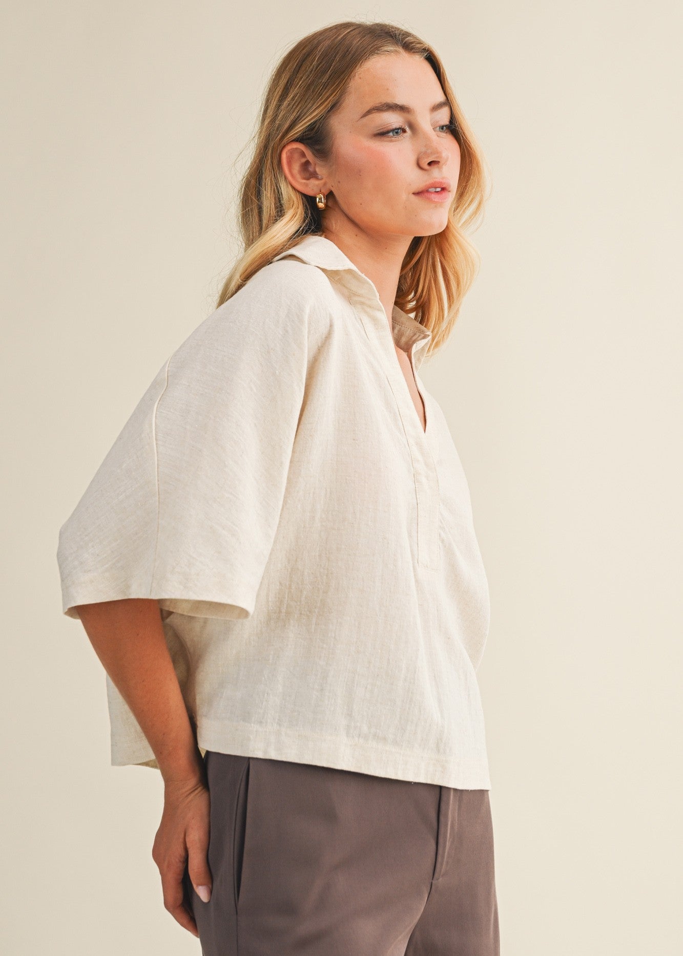 LYRA POPOVER COLLAR TOP