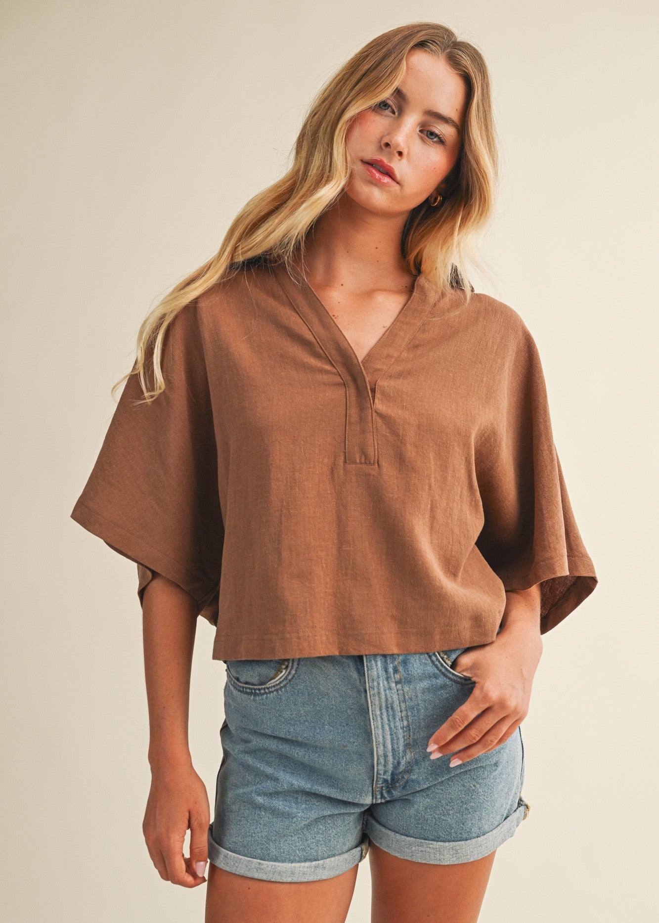 LYRA POPOVER COLLAR TOP