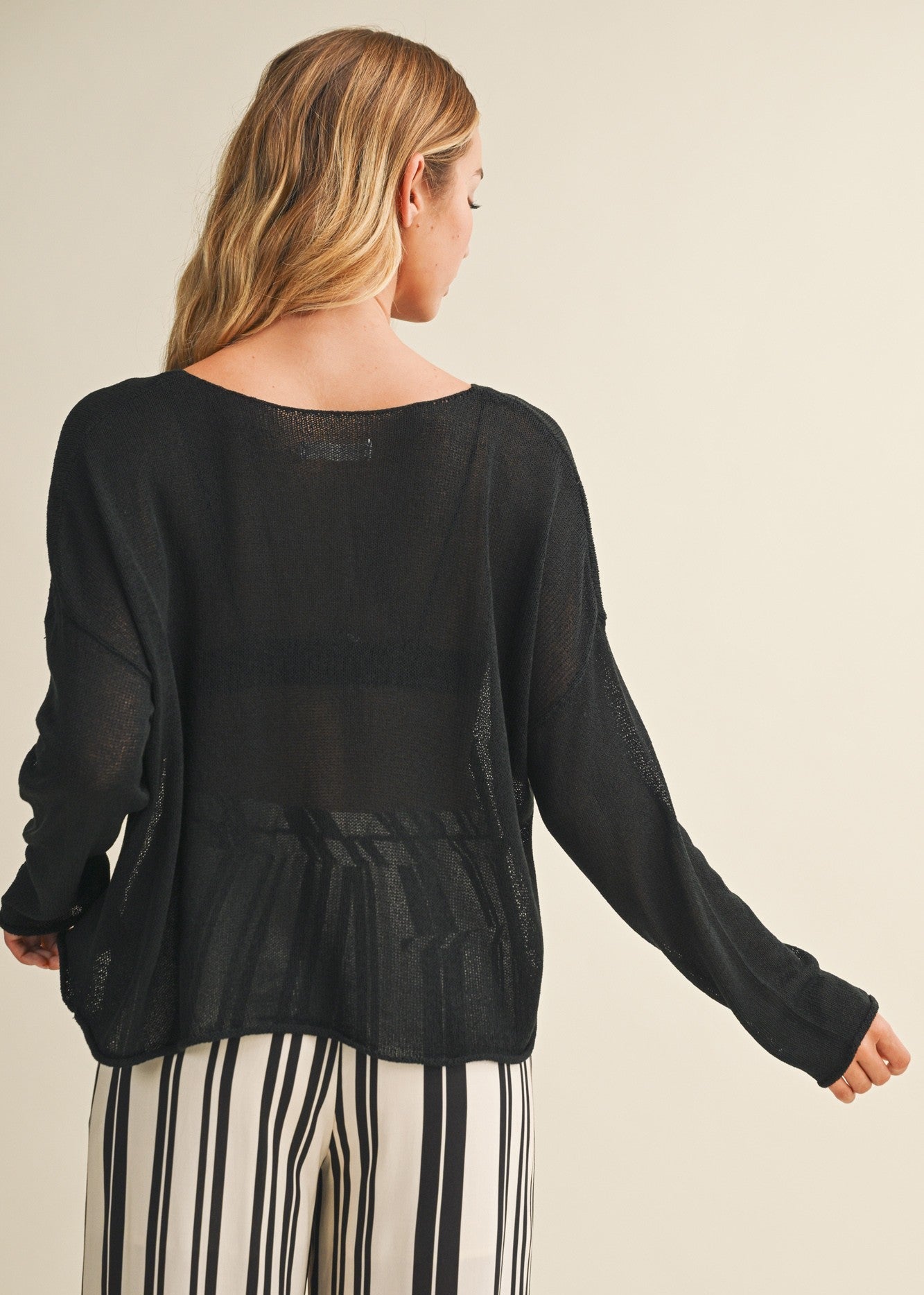 PAULA OVERSIZED SWEATER TOP