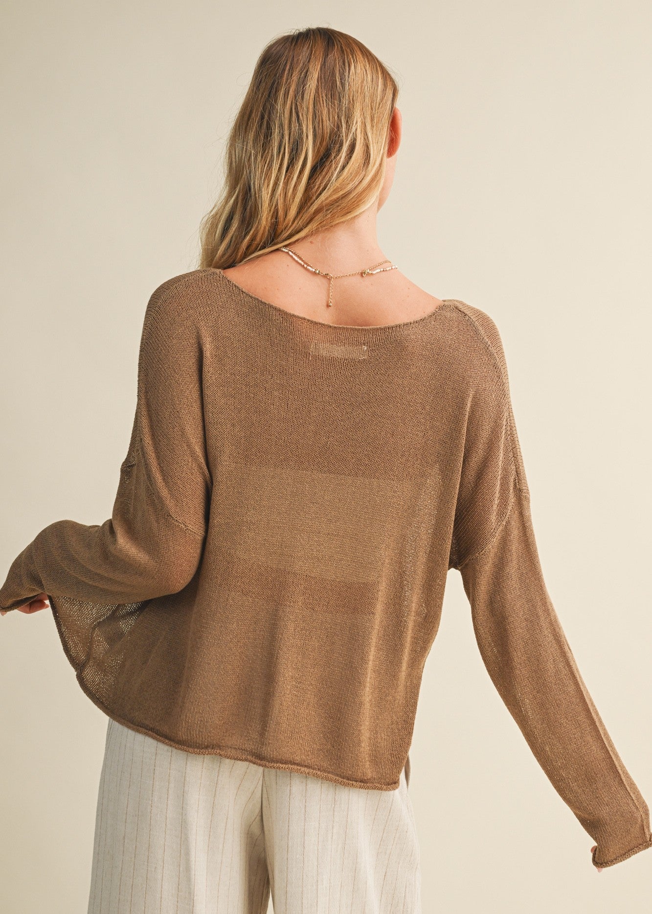 PAULA OVERSIZED SWEATER TOP