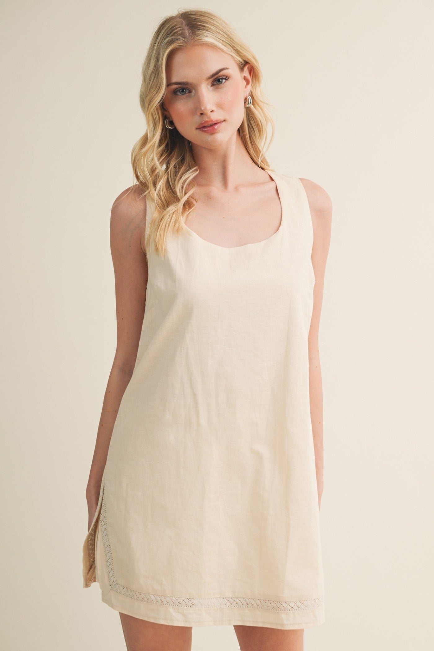 ASHLEY TRIMMED DRESS ROMPER