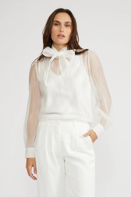 NATASIA SHEER BLOUSE