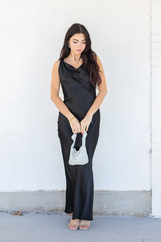 Load image into Gallery viewer, CAMERON BLACK MAXI DRESS
