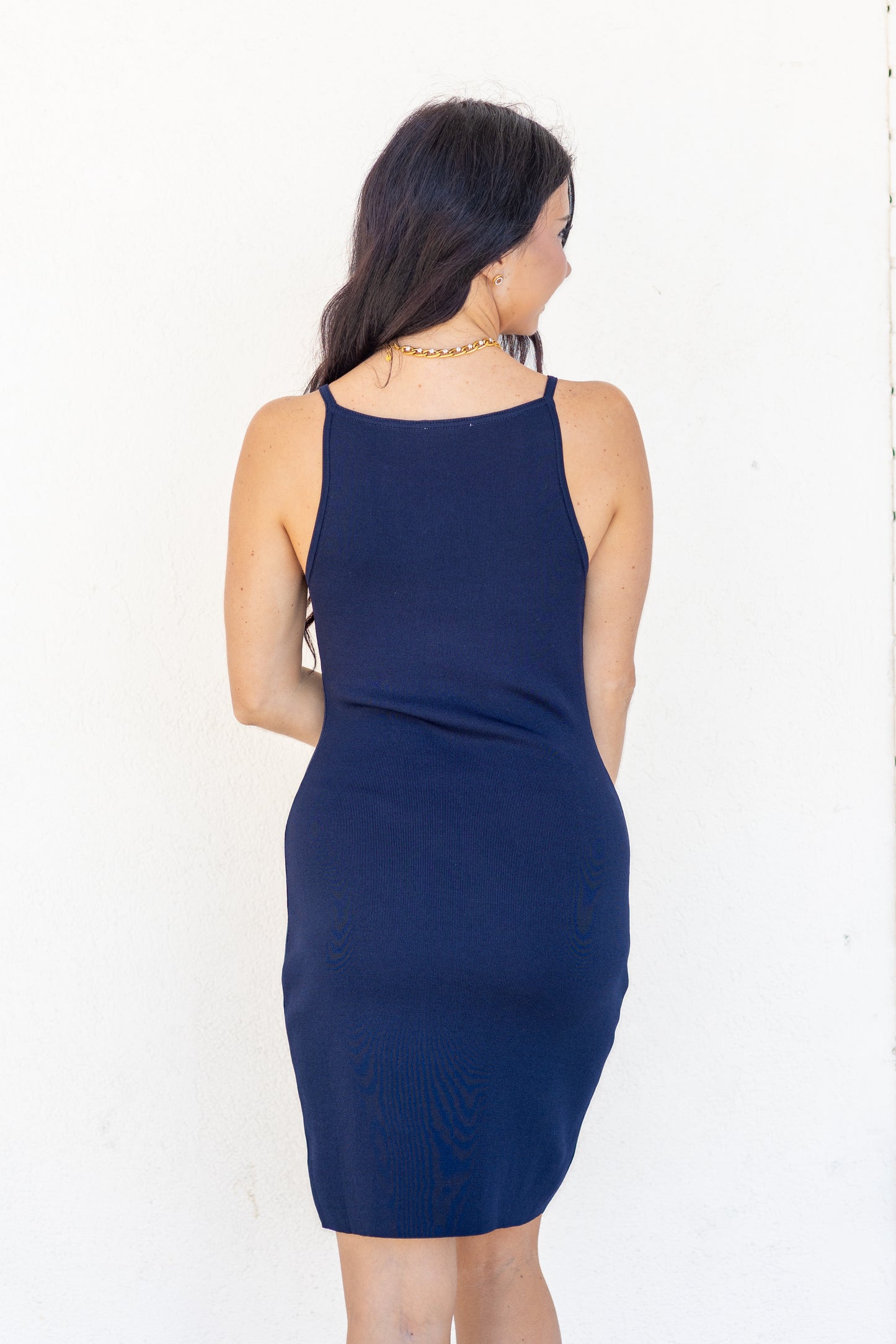 Load image into Gallery viewer, BASIC NAVY DRESS
