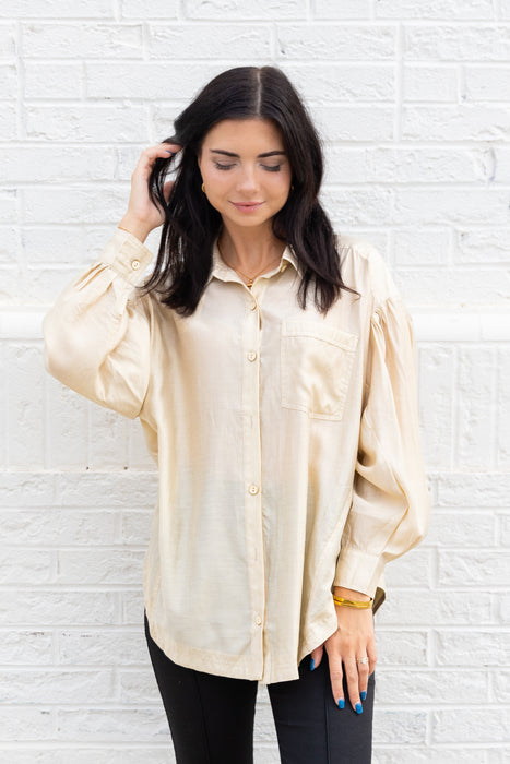 MARLOWE BUTTON-DOWN TOP