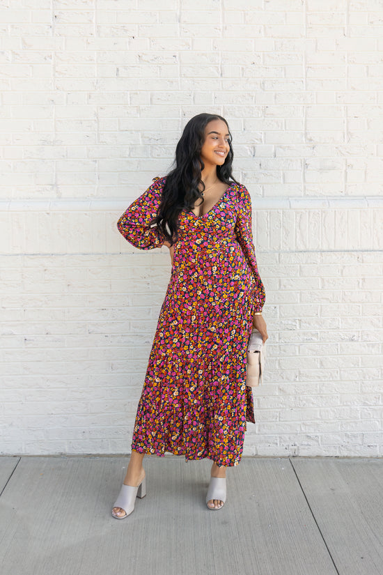 Load image into Gallery viewer, fall floral dress
