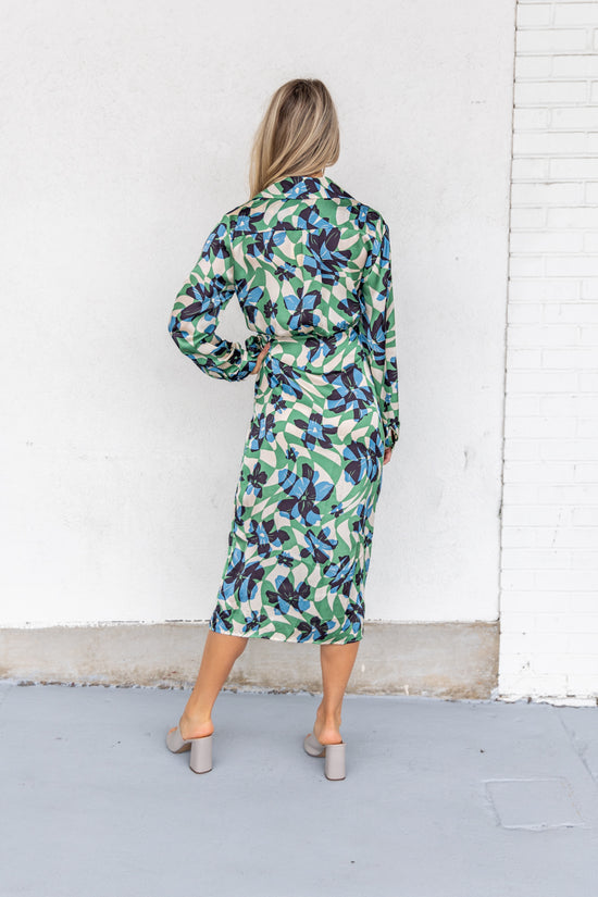 Load image into Gallery viewer, vibrant midi dress
