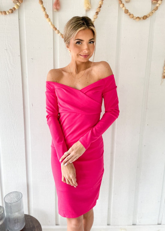 Load image into Gallery viewer, hot pink dress
